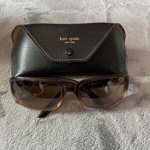 Kate Spade New York Tatum/S Sunglasses Brown Women‎ Made In Italy W/ Case